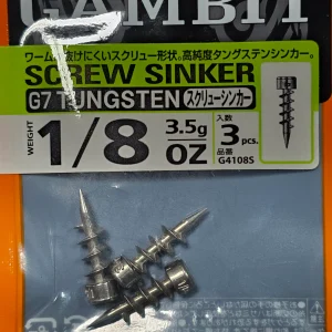 G7 Tungsten Screw Sinker Gen 2