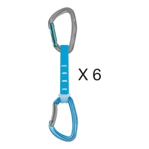 Djinn Axess Quickdraw 11cm Turquoise 6 Pack